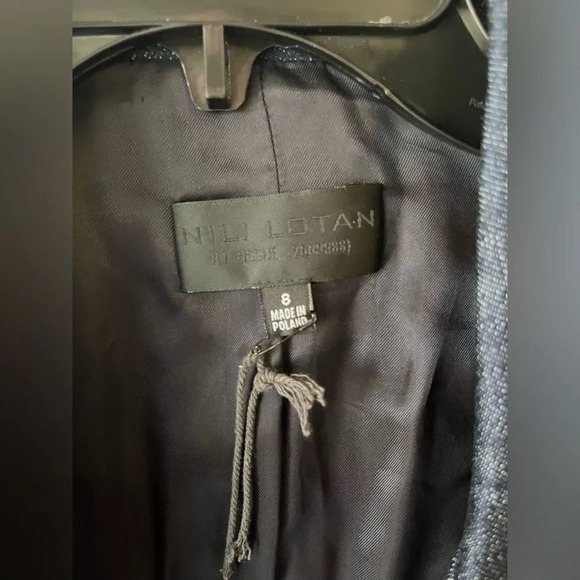 NEW NILI LOTAN Denim blazer size 8 New women’s luxury - Picture 5 of 12